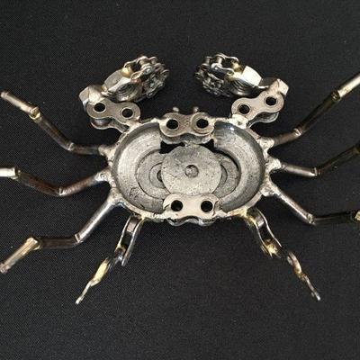 Crab Sculpture from Machine Parts Lot 351