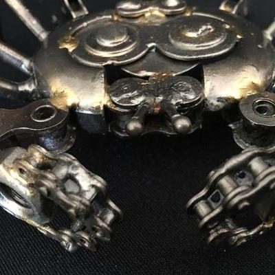 Crab Sculpture from Machine Parts Lot 351