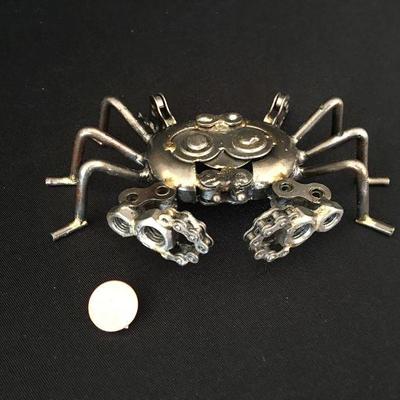 Crab Sculpture from Machine Parts Lot 351