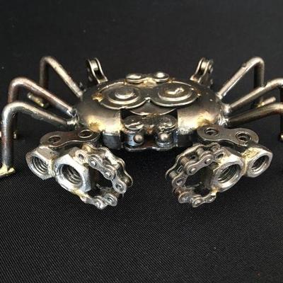 Crab Sculpture from Machine Parts Lot 351