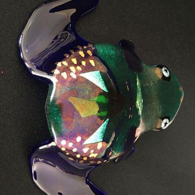 Glass Hand-Blown/ Shaped Frog Lot # 352