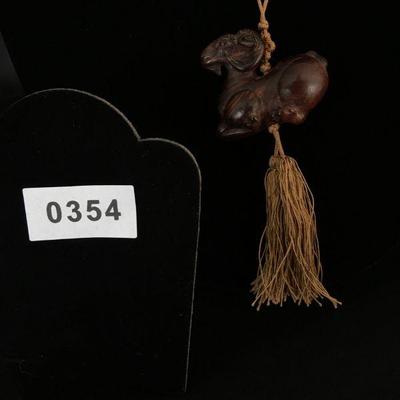Antique Netsuke "Ram" Original Cord 1920's Lot # 354