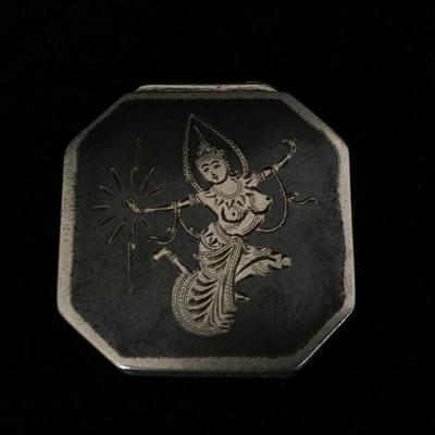 Sweet little Thai Pill Box Lot # 371