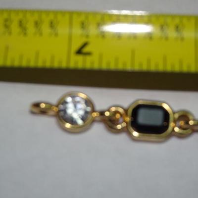 Black & Gold Link Bracelet
