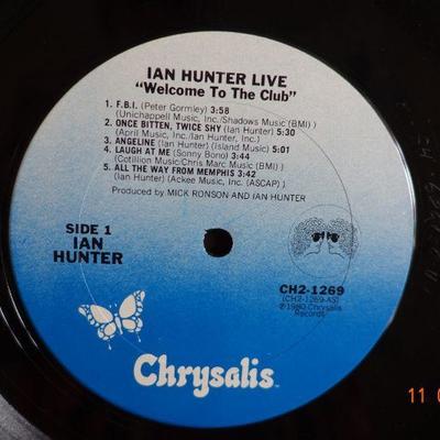 Ian Hunter Live ~ Welcome To The Club