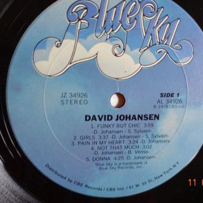 David Johansen ~ Self Titled