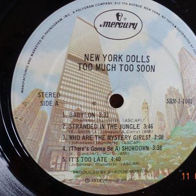 New York Dolls ~ Too Much Too Soon
