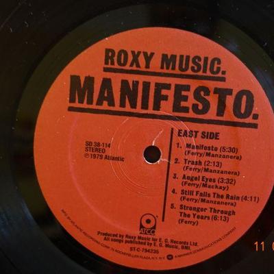 Roxy Music ~ Manifesto