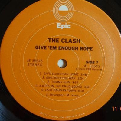The Clash ~ Give Em Enough Rope