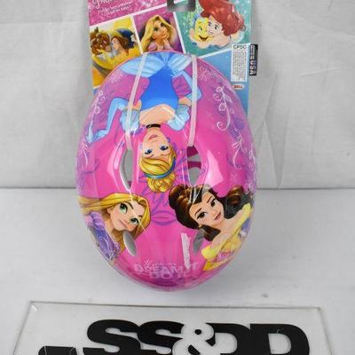 Bell Disney Princesses Rule Bike Helmet, Pink/Purple, Toddler 3+ (48-52cm) - New