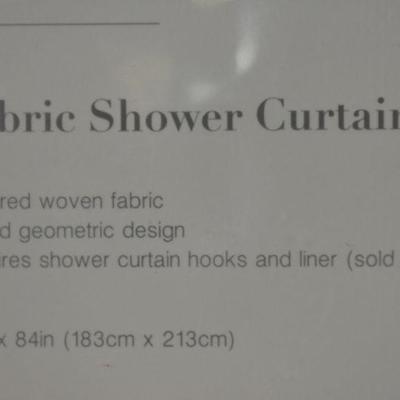 MoDRN Scandinavian Triangle Shower Curtain - New