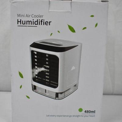 3-in-1 Quiet Table Air Conditioner, Humidifier, Remote Control - New
