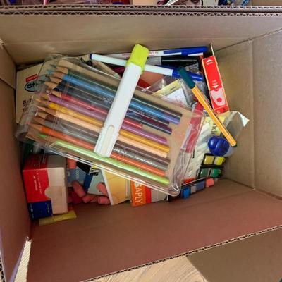 Lot 264.  Box of Office supplies