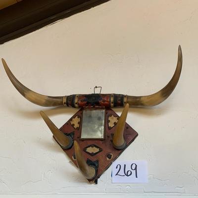 Lot 269. Vintage Wall mounted horns