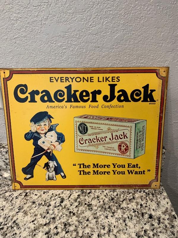 Cracker Jack vintage sign