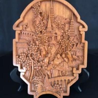 Carved Chinese Plaque 15