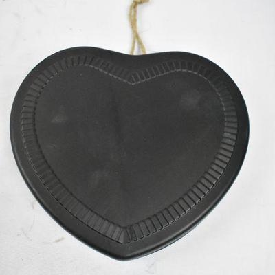 3 pc Heart Shaped Metal Wall Decor Pans/Molds