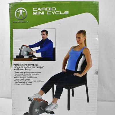 Marcy Cardio Mini-Cycle Exercise Bike: NS-909. SEE DESCRIPTION Works 