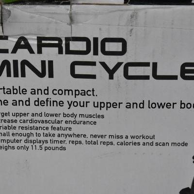 Marcy Cardio Mini-Cycle Exercise Bike: NS-909. SEE DESCRIPTION Works 