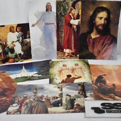 15 Religious Images by the LDS Church. 11x17 (9 pictured, 6 not pictured)