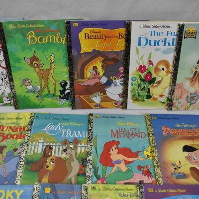 16 Hardcover Golden Books: Little Golden Books (10 are Disney)