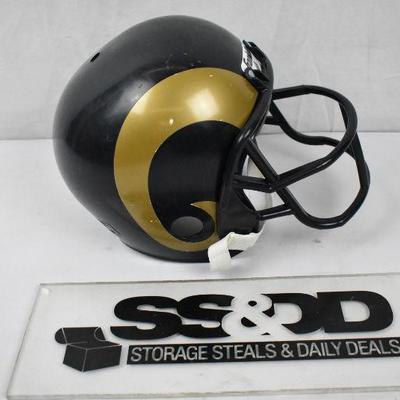 Franklin Football Helmet, Plastic. Navy & Gold