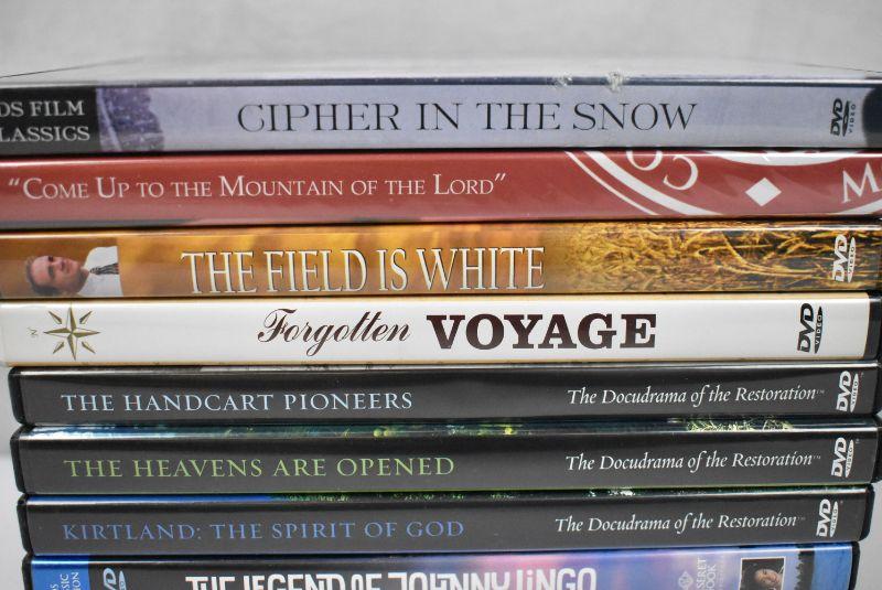 11 LDS DVDs Cipher in the Snow to The Trek West 11 LDS DVDs Cipher in the Snow to The Trek West
