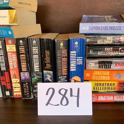 Lot 284 paperback books