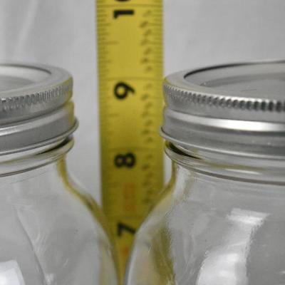 Ball Glass Mason Jars With Lids & Bands, Wide Mouth, 64 oz, 5 Count