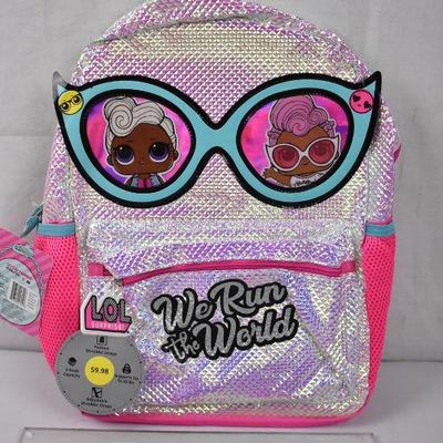 Lol Surprise Girls We Run The World Backpack - New