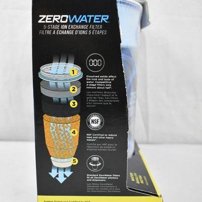 ZeroWater 7 Cup Ready-Pour Filtered Pour-Through Water Pitcher - New