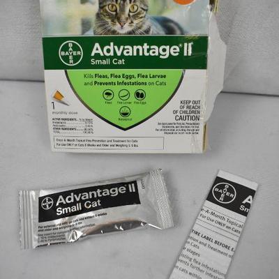 Advantage II Flea Prevention for Small Cats, 1 Monthly Treatment - New