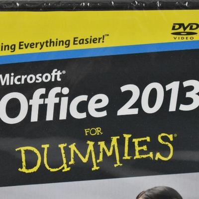 Microsoft 2013 for Dummies DVD & Windows 8/Office 2013 for Dummies Book - New
