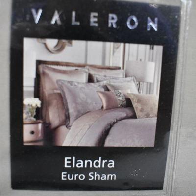 2 Matching Euro Shams. Valeron Elandra 26x26 each, Tan - New