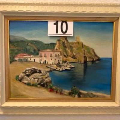 LOT#10H: Scopello Sicily Signed Picture