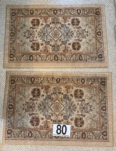 LOT#80MB: 2 Matching Area Rugs | EstateSales.org