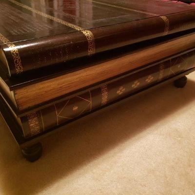 Lot 7: Maitland Smithâ„¢ Stacked Book Coffee Table 