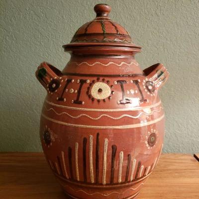 Lot 22: Turtlecreek Folk Art Pottery - Christopher Woods