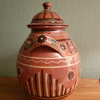 Lot 22: Turtlecreek Folk Art Pottery - Christopher Woods