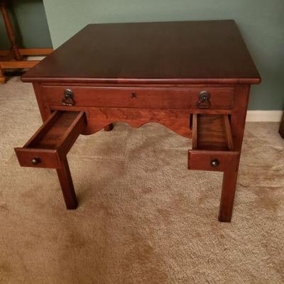 Lot 25: Lexington Wood Side Table