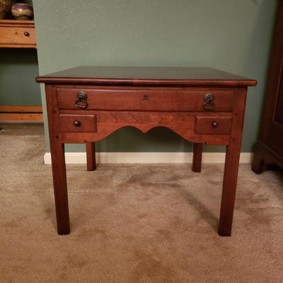 Lot 25: Lexington Wood Side Table