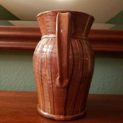 Lot 41: Turtlecreek Pottery Pitcher - C. Woods & Babs