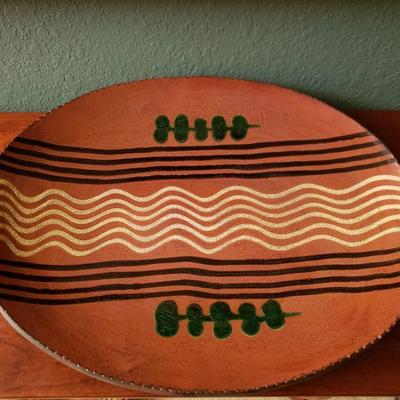Lot 43: Turtlecreek Pottery Plate - Betty Lou