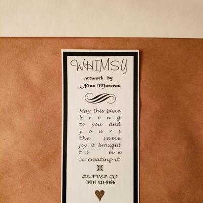 Lot 44: Whimsy by Nina Marceau
