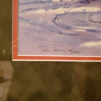 Lot 48: Paul Landry "Christmas at the Flower Market"