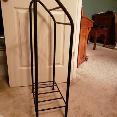 Lot 49: Worught Iron Towel Stand