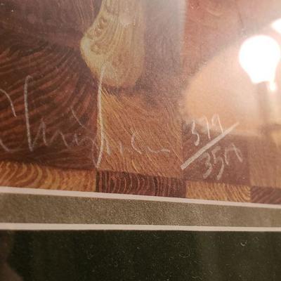 Lot 50: Santa Artwork Signed & #ed