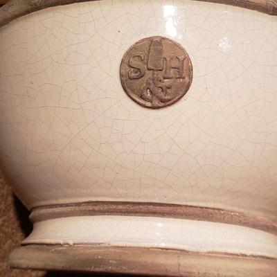 Lot 57: Smith & Hawkes Cream Colored Flower Pot