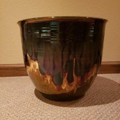 Lot 59: Copper Glaze Mix Ceramic Vessel 