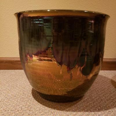 Lot 59: Copper Glaze Mix Ceramic Vessel 